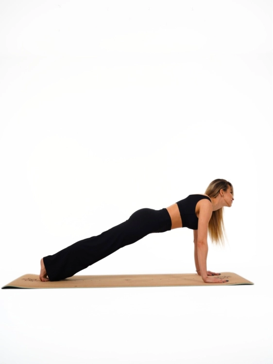 DUSHKO Spodnie Wide Flow Black - szeroka nogawka,  fitness, joga, pilates stretching, taniec, czarne 2.jpg
